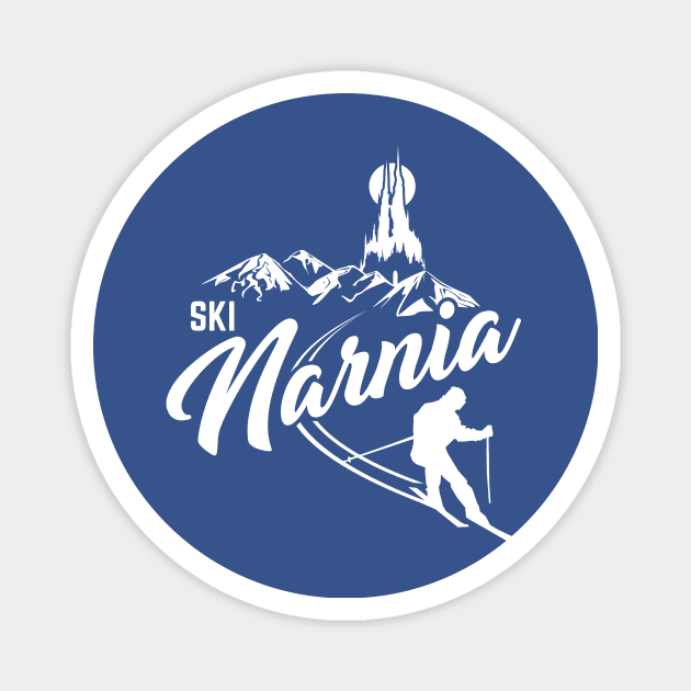 Ski Narnia Magnet by MindsparkCreative